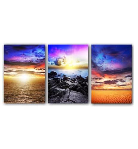 Paysage de Plage et couchers de soleil en impressions sur toile : évadez-vous chez vous