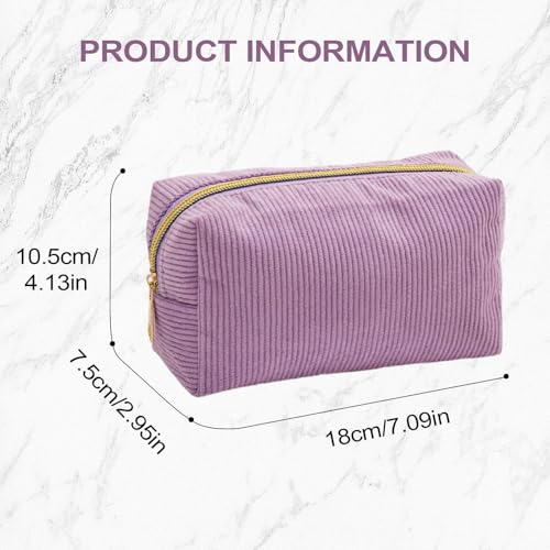 Palaufr Trousse À Crayons En Velours Côtelé, Grande Capacité Trousse Scolaire, Avec Fermeture Éclair, Porte-Stylos Pour Marqueurs Bureau École Femmes Filles – vue 5