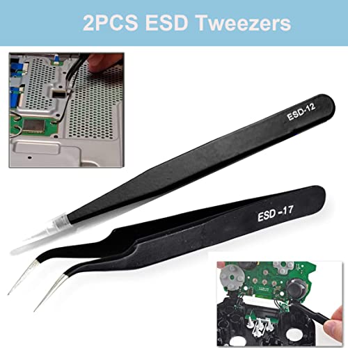 Skziri 21-In-1 Precision Small Screwdrivers With Slotted Phillips Screwdrivers Pentalobe Torx Star Triwing Screwdrivers Tweezers In Different Sizes Colors For Repairing Phone Eyeglass Watch #TOP6
