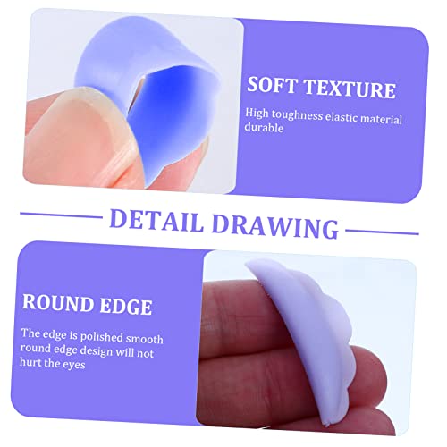 FRCOLOR 40 Pares Remendo De Silicone Para Cílios Conjunto De Cílios Terno Verde Ferramenta De Cílios