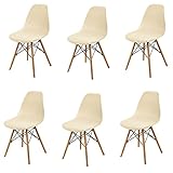 Shell Chair Cover,Mid Century Modern Chair Covers High Stretch Removable Washable Slipcovers for Kit