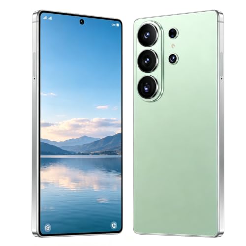 TalkCeLL 4G Unlocked Smartphone, 6.6" HD Punch Screen, 4GB+32GB (256GB Expandable), Long‑Lasting Battery 2A Fast Charge, 13MP+21MP Camera, Android 12, Face Unlock, OTG, 3‑Card Dual SIM (Green)
