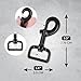Mandala Crafts Swivel Snap Hooks Heavy Duty Trigger for Dog Leash Clip - Clasp for Bags Backpacks Straps Harnesses - Snaphooks 10 Pieces 3.25 Inches