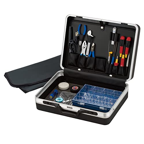 ホーザン 工具セット 入組28点 工場 学校 研究所の備品や家庭でのDIY 車載工具 防災用に S-60-B