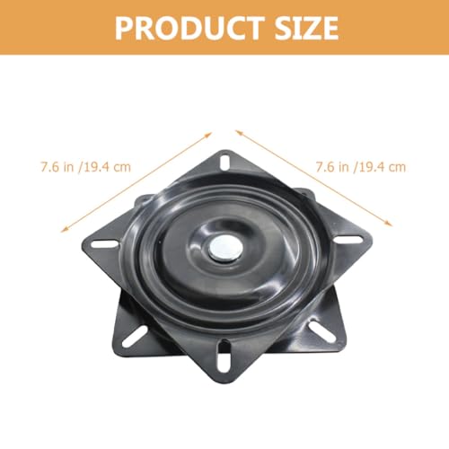 Plateau Pivotant 20 CM en Métal Solide Mécanisme Durable 360°