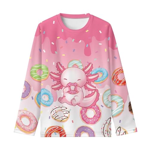 Cute Kids Shirts for Girls 3-16 Trendy Tops for Kids Long Sleeve Crewneck T Shirt Casual Fall Athletic Outfits