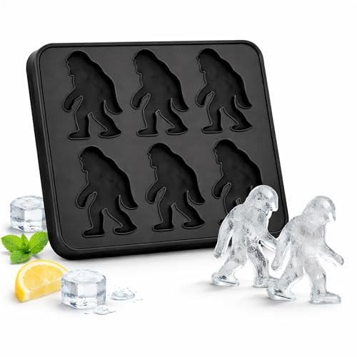 Molde para Cubos de Hielo Silicona Bigfoot 6 Cavidades miniatura 1