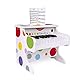 Janod - My First Confetti Elektronisches Holz-Klavier, Kinder-Musikinstrument, Spielzeugnachbildung und Spielzeug für musikalisches Empfinden, ab 3 Jahren, J07618