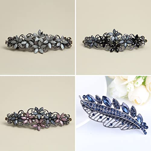 Forcine per capelli con Strass 4 pezzi, fermagli a...