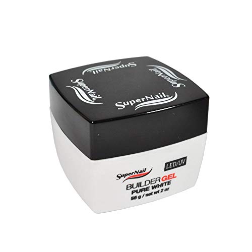 Supernail Led/Uv Builder Gel Pure White 2 OZ