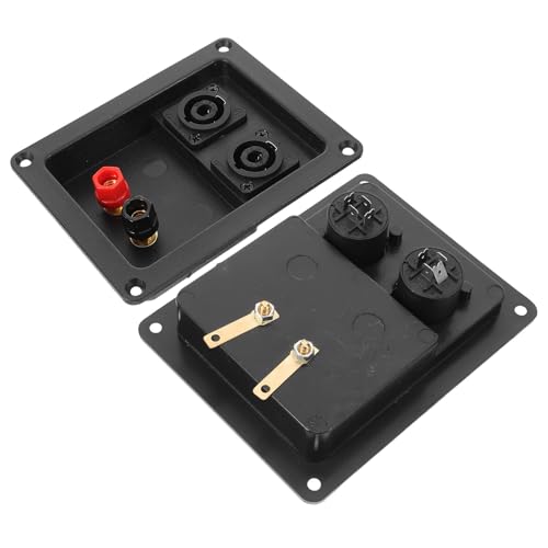 Terminales de altavoz con caja de desconexión de 4 orificios para evitar pérdidas de audio