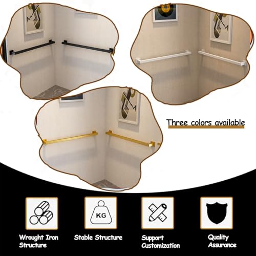 Support pour escaliers en métal crème idéal pour sécuriser le couloir - 6