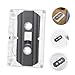 DOITOOL 2pcs Recording Blank Audio Tape Cassette Tape Wall Decor Music Cassette Empty for Music Lover