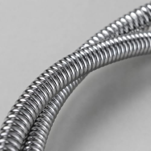 Destapacaños manual, serpiente para desagüe de acero inoxidable para fregadero de cocina y baño, destapacaños reutilizable para pelo, manual de 3 m miniatura 2