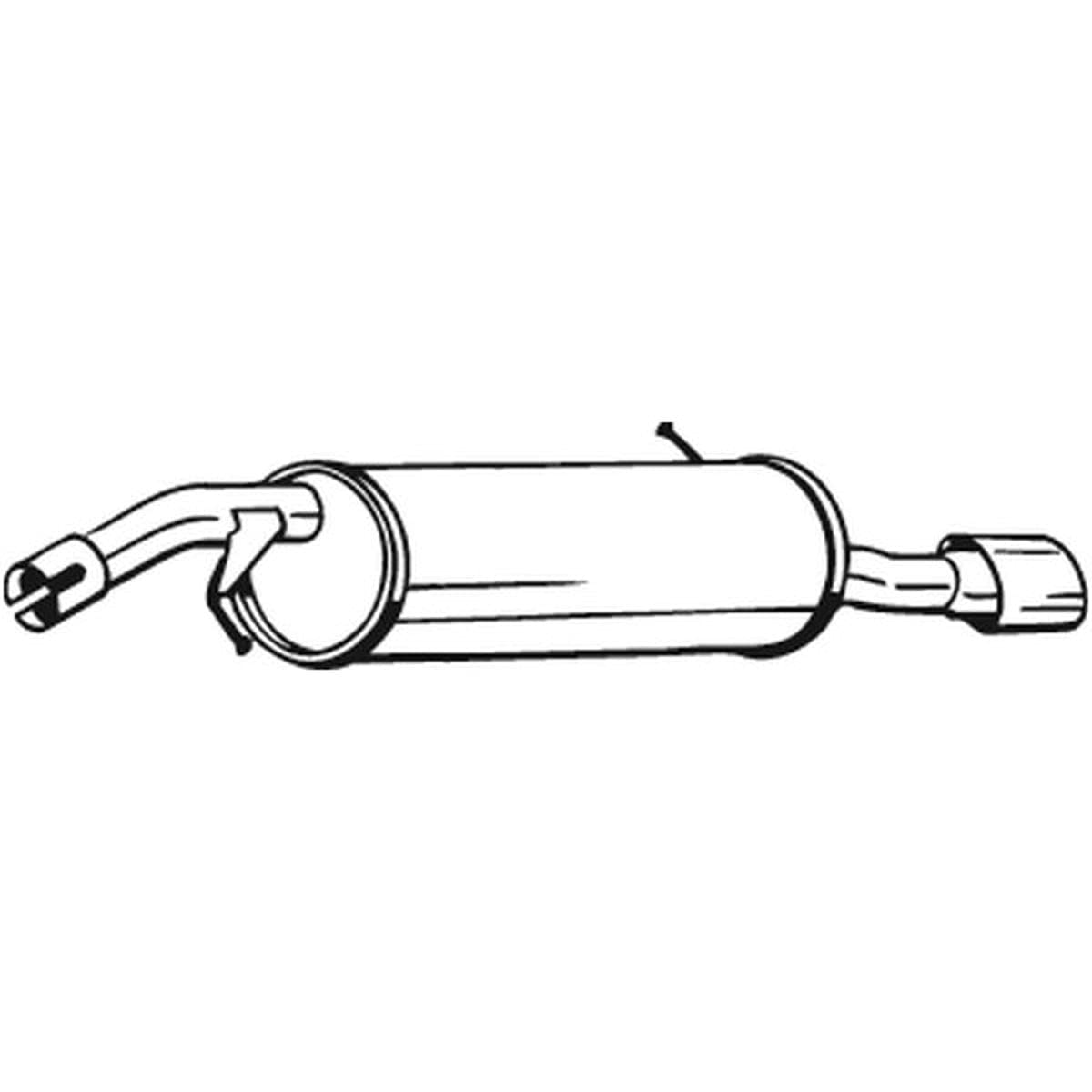 BOSAL Silencieux arrière 190-197