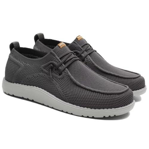 Image of 1TAZERO Men Slip On Shoes Loafer with Arch Support Insoles,Men Casual Shoes for Plantar Fasciitis