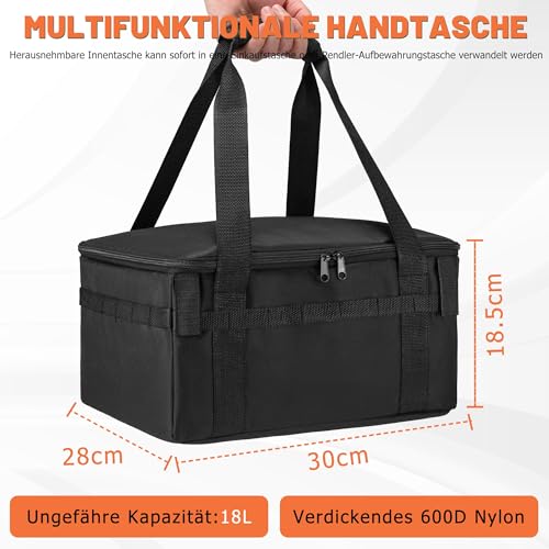 CDYWD Fahrradkorb Hinten für Herren & Damen, Groß Abnehmbar Fahrradkorb Gepäckträger mit Herausnehmbarer Innentasche, Hinten Fahrrad Korb Schulranzen für Ebike, Mountainbike, Citybike, Cruiser