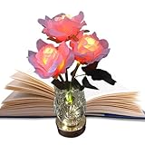Flexible Room Lighting: With its cordless structure and rechargeable battery, the Flower Night Light provides adaptable lighting options, creating romantic ambient illumination that can be easily moved between rooms, enhancing convenience and aesthetic appeal in diverse environments