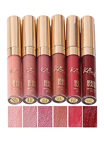 UNIQUE2UScent House Stain Long Lasting Waterproof Butter Matte Lip Stick Packs (Set of 6 Pieces)