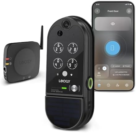 Lockly Vision Elite Video Smart Lock with Camera, Smart Wi-Fi Dea...