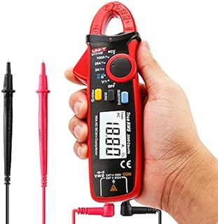 UNI-T UT210D/UT201E Digital Clamp Meter True RMS Voltage Resistance Capacitance Multimeter Temperature Measure Auto Range Electrical (ABS)
