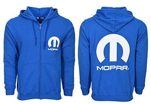 JH Design Men's Mopar Logo Hoodies in 3 Styles Pullover and Zip- Up Sweatshirts