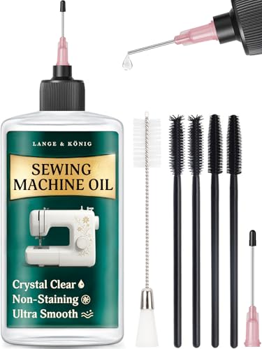 Lange & König Premium 3.4 Oz Sewing Machine Oil Set Including 1