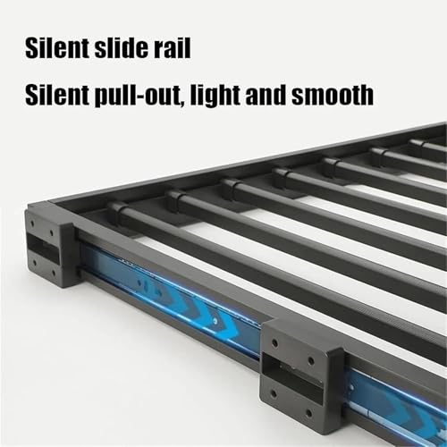Étendoir extensible pour machine à laver et étagère de rangement réglable dressing - 4