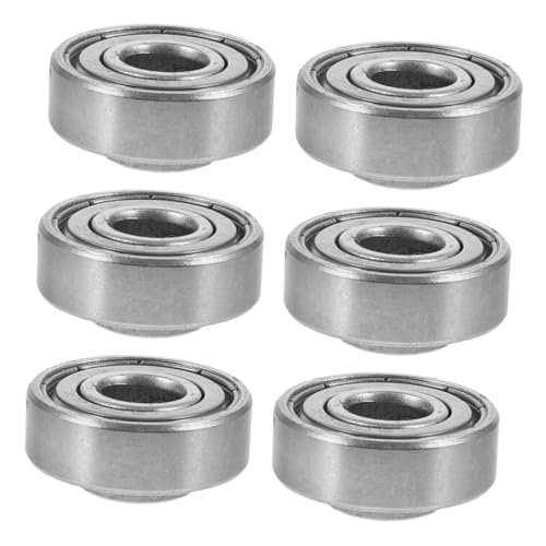 STAHAD 6個 車椅子前輪用スチール軸受け 耐久性高く交換簡単なキャスター軸受けパーツ 性と安定性を強化した手動車椅子補修部品 病院や家
