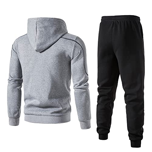 Sifosvo Mens Sweatsuits Sets Men's Tracksuits Zipper Hoodies For Men Jogging Suits Sets With Multi Pockets #TOP1