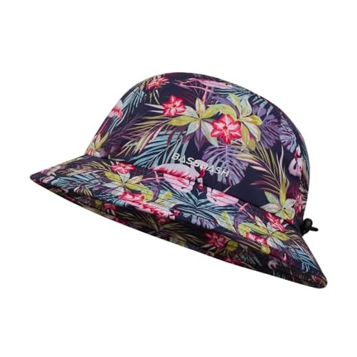 Bassdash UPF50+ Fischerhut Herren Damen leicht wasserabweisend verstaubar Bucket Hat Sommerhut FH13
