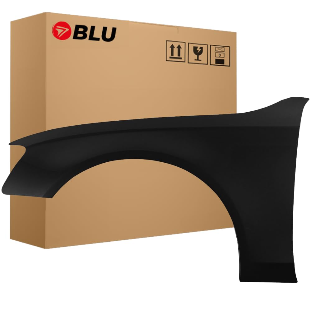 BLU Premium Kotflügel Passend für Audi A4 B8 S4 LIFT LY9B Links Schwarz | 2011-2015 | Vorderseite Vorne | Verzinkt & Lackiert | Einbaufertig