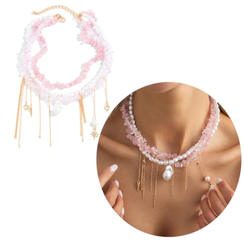 Collar de clavícula con perlas el regalo ideal para San Valentín 2