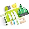 Montessori Kitchen Toys-14pcs Toddler Toys Kids Cooking Sets Real with Safe Knife Set Gift for 2-3-4-5-6-7-8 Years Old #2