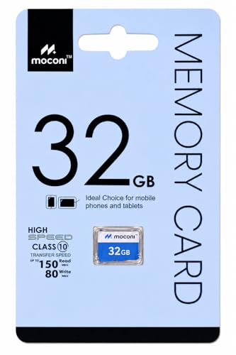 Image of 32GB Memory Card with SD Adapter, Grade U-3 /A1 /V30 Class 10, Up to 70 Mbps Reading & 150 Mbps Writing Speed with High Performance of Data Transfer (32, GB)