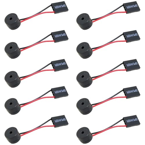 heyous 10PCS Computer Motherboard Built in Speaker Buzzer Computer Case Buzzer Speaker for Motherboard and Alarm System