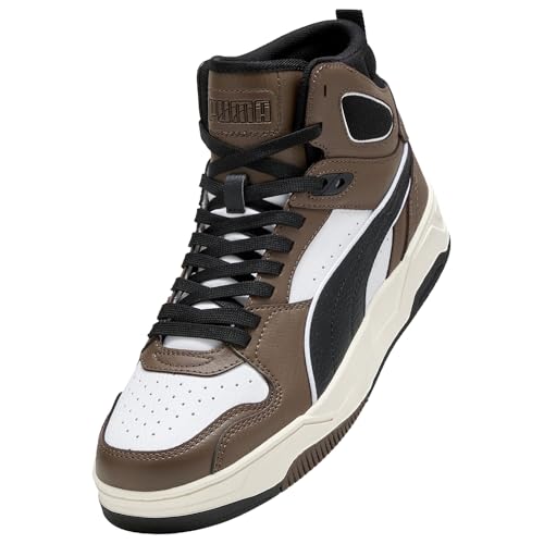 Image of PUMA Mens Rebound Break Mid Lace Up Sneakers Shoes Casual