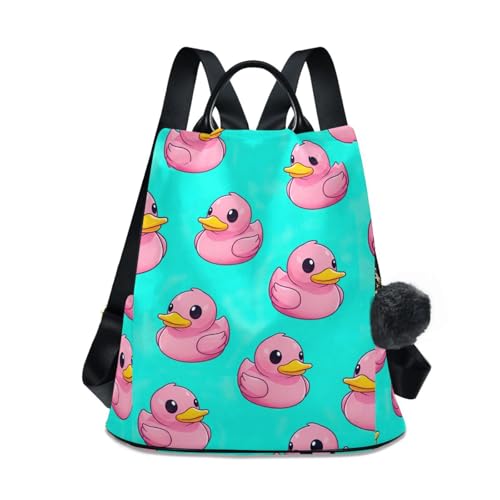 Sac à dos canards rose protégez vos affaires avec la poche antivol