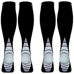 Calves Kelson (2 Pairs) Compression Socks/Stockings for Men & Women,Speed Up Recovery Circulation, Best Graduated Athletic Fit for Travel, Running, Nurses,Shin Splints, Flight,Maternity