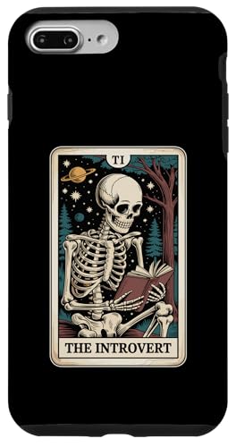 The Introvert Tarot Card Indoorsy Men Inrovert �X�}�z�P�[�X iPhone 7 Plus/8 Plus �p