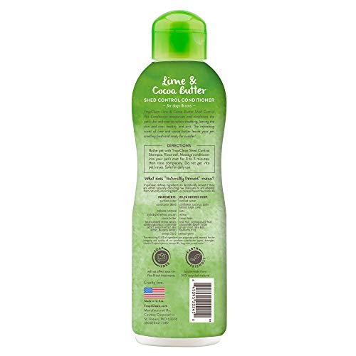 TropiClean Lime & Coco Butter Deshedding Dog Conditioner for Shedding Control | Natural Pet Conditioner Derived from… - Image 3