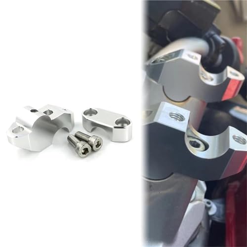 Elevador de manillar moto Suzuki V-Strom DL650 GN125 plata 5