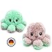Produktbild Knuffis Oktopus Plüsch wenden Octopus Plüschtier stimmungs Oktopus flip Kuscheltier 20cm (Türkis & Rosa)