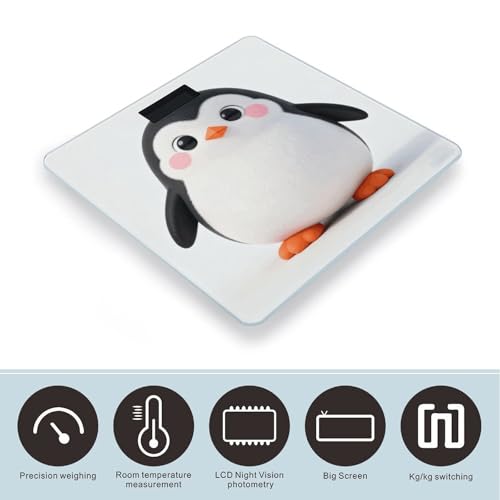Báscula digital Cute Penguin para uso doméstico miniatura 3