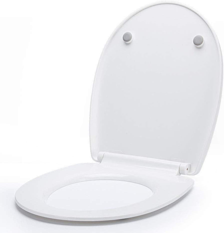 Toilet Seat Lid with Adjustable Hinge Home Bathroom Use Decor Round Commercial (Starfish)
