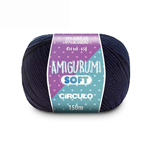 Fio Amigurumi Soft Círculo (Anil Profundo 2401)
