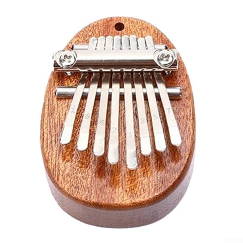 Caja de música compacta de madera de 8 teclas para mini reproductor de pulgar Kalimba que apoya la exploración melódica y la expresión personal
