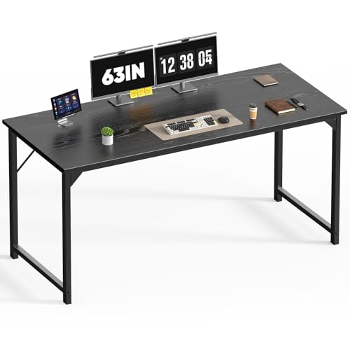 Image of DUMOS 63 Inch Small Computer Desk, Gaming Desks for Home Office Bedroom