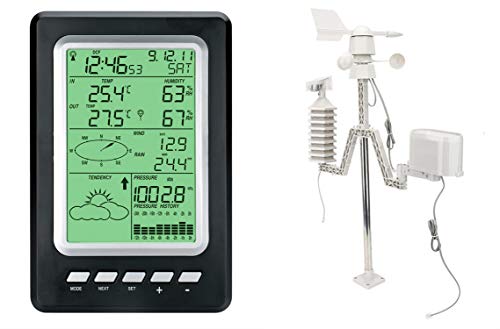 Hauswetterstation, Drahtlose Wetterstation, Ws1030, Innen- Und Außenbereich, Digitales Thermometer Und Hygrometer, Niederschlag, Luftdruckwächter,