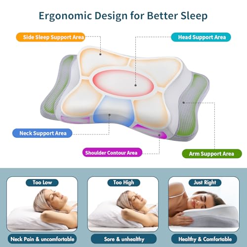Polovo Cervical Pillow For Neck Pain Relief thumb #1